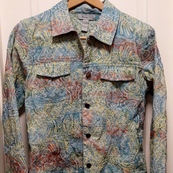 Analogy Jackets & Blazers - Analogy Lightweight Jacket, Size L, Multi-color